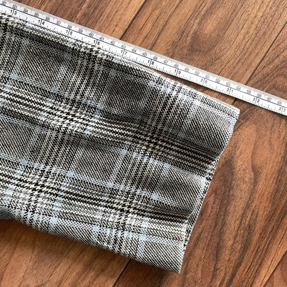 Handmade Blue Plaid Belted Coat - Picture 10 of 16